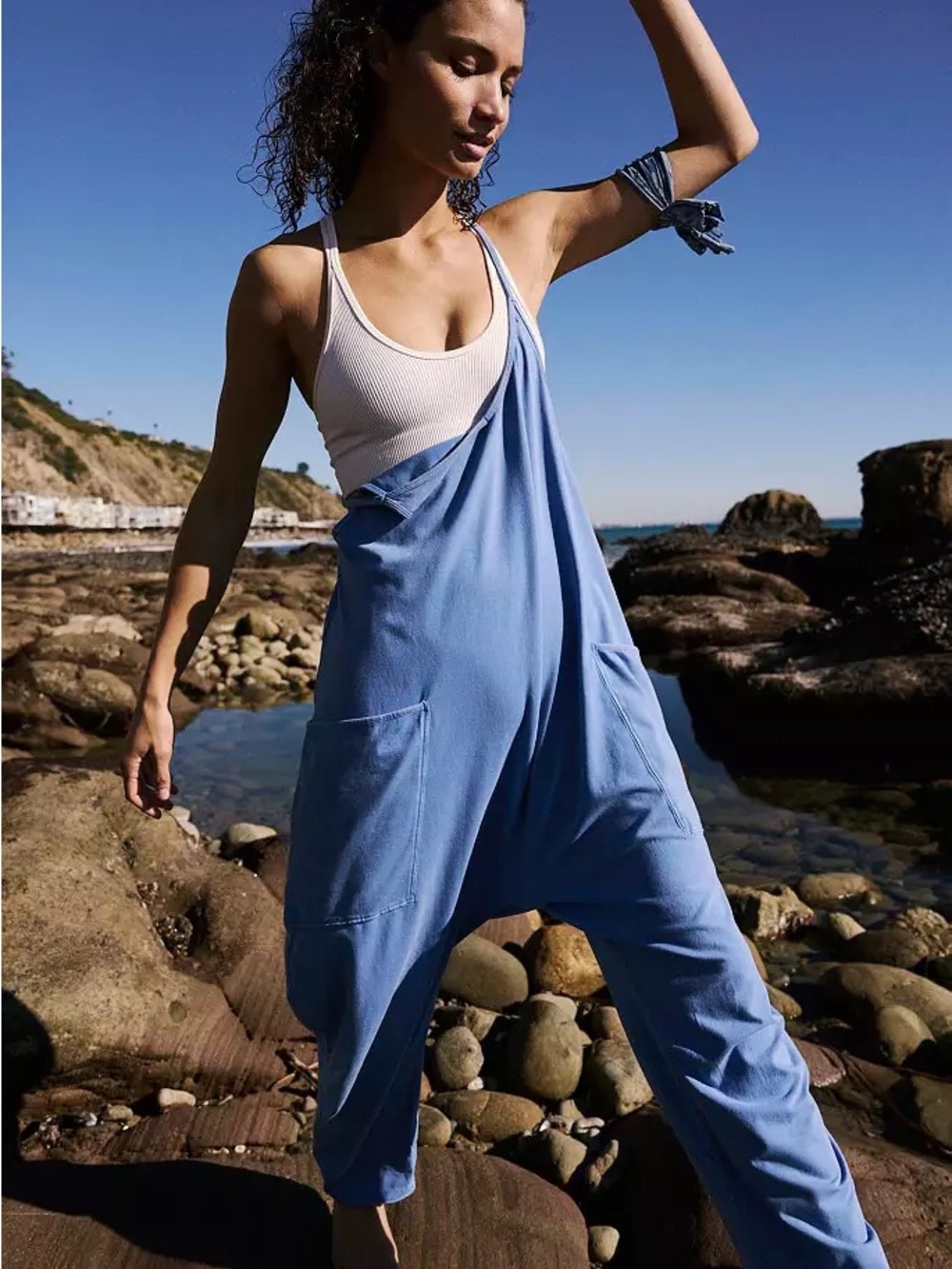 NWT FP Movement Hot Shot Onesie | Riviera Blue | XS